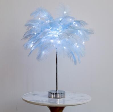 Nordic Feather Desk Lamp