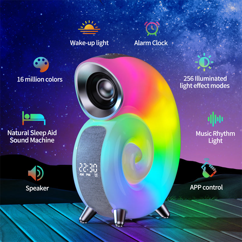 Smart RGB Speaker Alarm Clock & Wake-up Lamp