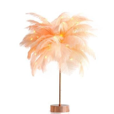 Nordic Feather Desk Lamp