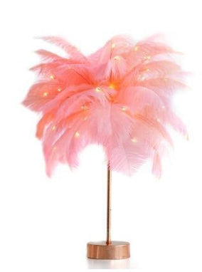 Nordic Feather Desk Lamp