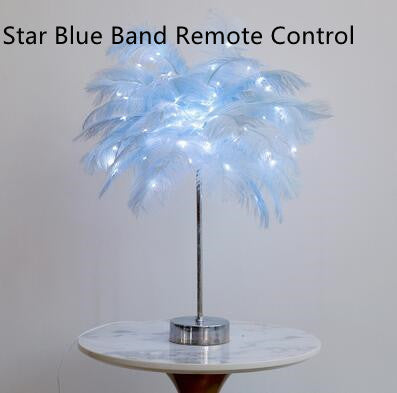 Nordic Feather Desk Lamp